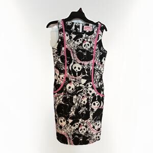 Lilly Pulitzer Originals 2 Pandamonium WORTH SHIFT DRESS WWF Panda Black White
